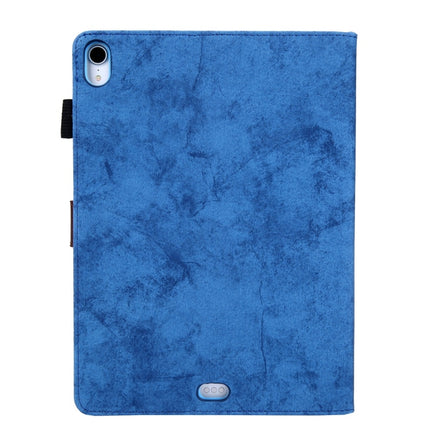 For iPad Pro 11 inch (2018) Business Style Horizontal Flip Leather Case, with Holder & Card Slot & Photo Frame & Sleep / Wake-up Function(Blue)-garmade.com