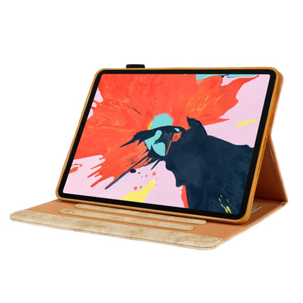 For iPad Pro 11 inch (2018) Business Style Horizontal Flip Leather Case, with Holder & Card Slot & Photo Frame & Sleep / Wake-up Function(Yellow)-garmade.com