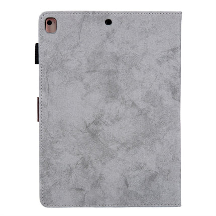 For iPad Mini (2019) Business Style Horizontal Flip Leather Case, with Holder & Card Slot & Photo Frame & Sleep / Wake-up Function(Grey)-garmade.com