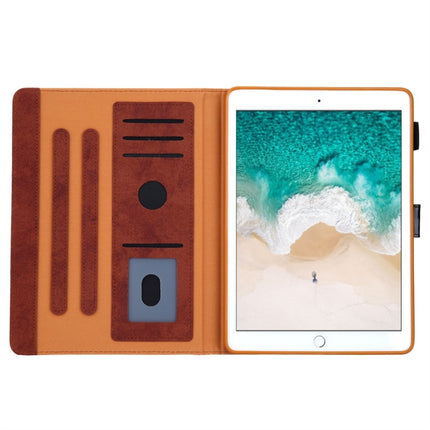 For iPad Mini (2019) Business Style Horizontal Flip Leather Case, with Holder & Card Slot & Photo Frame & Sleep / Wake-up Function(Brown)-garmade.com