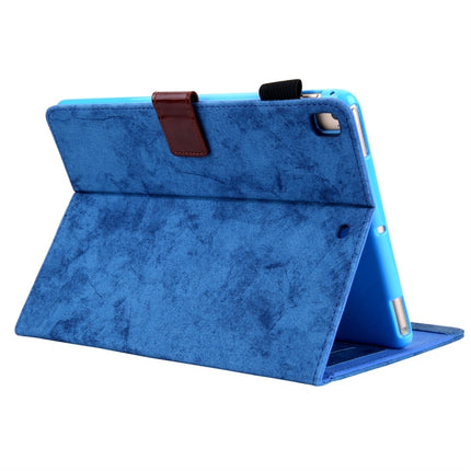 For iPad Mini (2019) Business Style Horizontal Flip Leather Case, with Holder & Card Slot & Photo Frame & Sleep / Wake-up Function(Blue)-garmade.com