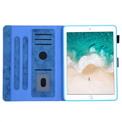 For iPad Mini (2019) Business Style Horizontal Flip Leather Case, with Holder & Card Slot & Photo Frame & Sleep / Wake-up Function(Blue)-garmade.com