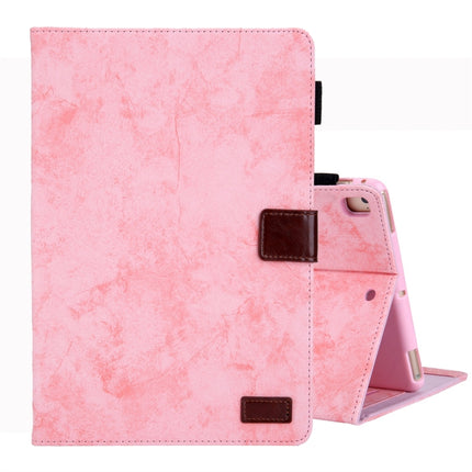 For iPad 10.2 2021 / 2020 / 2019 Business Style Horizontal Flip Leather Case, with Holder & Card Slot & Photo Frame & Sleep / Wake-up Function(Pink)-garmade.com