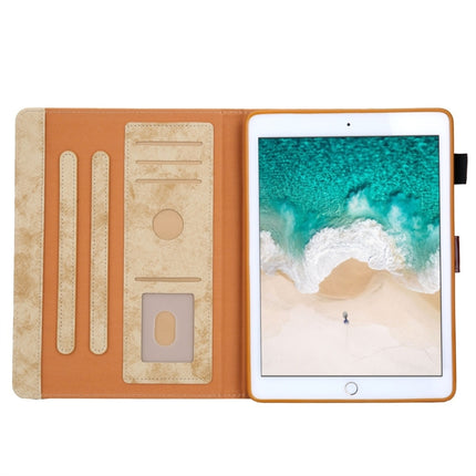 For iPad 10.2 inch Business Style Horizontal Flip Leather Case, with Holder & Card Slot & Photo Frame & Sleep / Wake-up Function(Yellow)-garmade.com