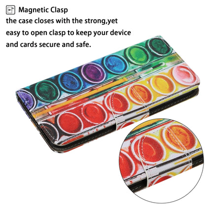For Samsung Galaxy S21+ 5G Coloured Drawing Pattern Horizontal Flip PU Leather Case with Holder & Card Slots & Wallet & Lanyard(Eye Shadow)-garmade.com