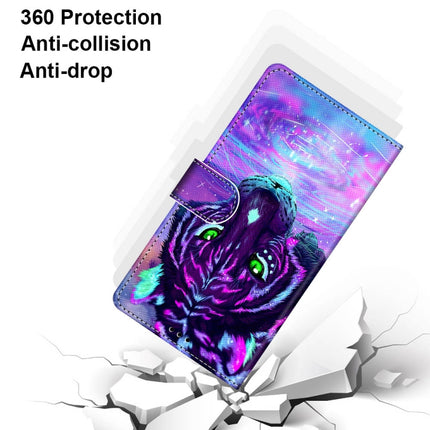 For Samsung Galaxy Note 20 Ultra Coloured Drawing Cross Texture Horizontal Flip PU Leather Case with Holder & Card Slots & Wallet & Lanyard(Tiger Drinking Water)-garmade.com