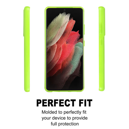 For Samsung Galaxy S21 Ultra 5G GOOSPERY JELLY Full Coverage Soft Case(Mint Green)-garmade.com