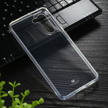 For Samsung Galaxy S21 5G GOOSPERY JELLY Full Coverage Soft Case(Transparent)-garmade.com