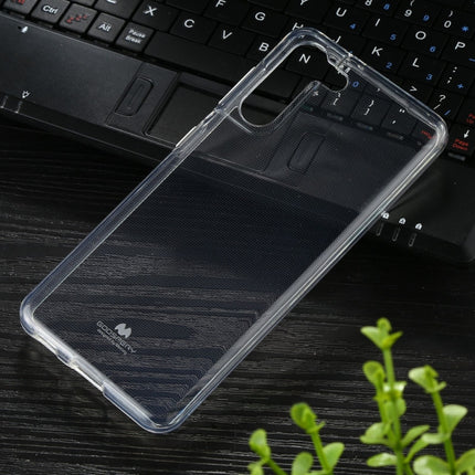 For Samsung Galaxy S21+ 5G GOOSPERY JELLY Full Coverage Soft Case(Transparent)-garmade.com