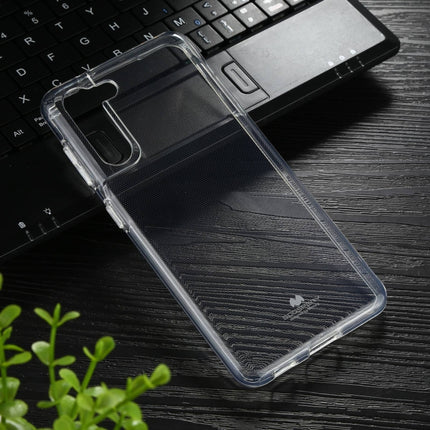 For Samsung Galaxy S21+ 5G GOOSPERY JELLY Full Coverage Soft Case(Transparent)-garmade.com