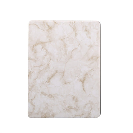 For iPad 10.2 inch Marble Texture Pattern Horizontal Flip Leather Case, with Three-folding Holder & Pen Slot & Sleep / Wake-up Function(Grey)-garmade.com