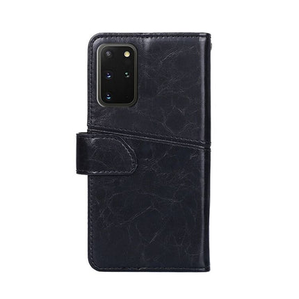 For Samsung Galaxy S20+ Geometric Stitching Horizontal Flip TPU + PU Leather Case with Holder & Card Slots & Wallet(Black)-garmade.com