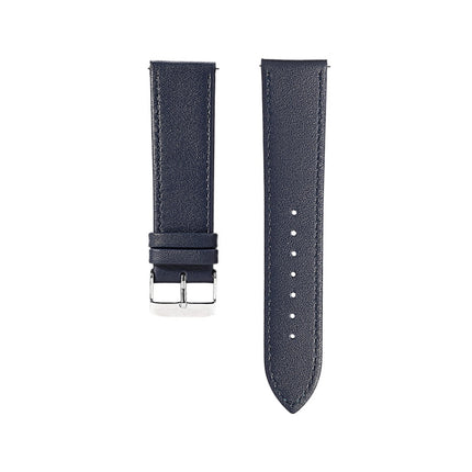 Rock 22mm For Huawei Watch GT/GT2/GT2 Pro Leather Watchband(Blue)-garmade.com