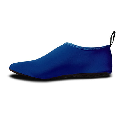 Non-slip Wear-resisting Thick Rubber Sole Diving Shoes and Socks, One Pair(Blue)-garmade.com