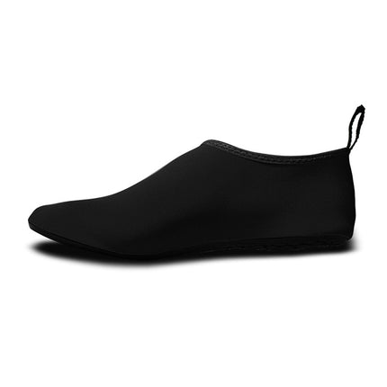 Non-slip Wear-resisting Thick Rubber Sole Diving Shoes and Socks, One Pair, Size:L (Black)-garmade.com