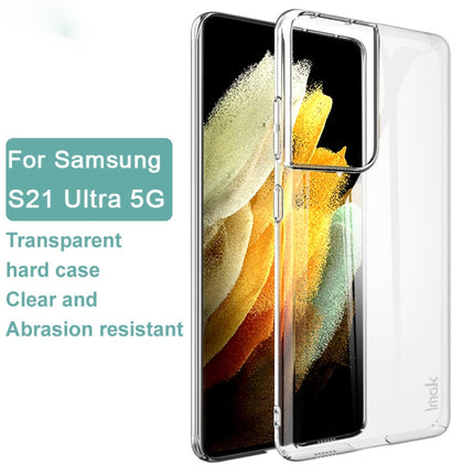 For Samsung Galaxy S21 Ultra 5G IMAK Wing II Wear-resisting Crystal Protective Case-garmade.com