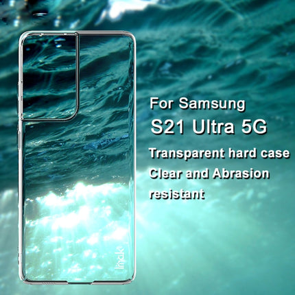 For Samsung Galaxy S21 Ultra 5G IMAK Wing II Wear-resisting Crystal Protective Case-garmade.com