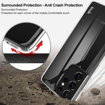 For Samsung Galaxy S21 Ultra 5G IMAK Wing II Wear-resisting Crystal Protective Case-garmade.com