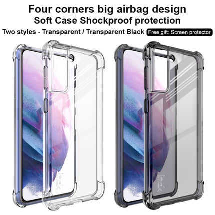 For Samsung Galaxy S21 Plus 5G IMAK All-inclusive Shockproof Airbag TPU Case with Screen Protector(Transparent)-garmade.com