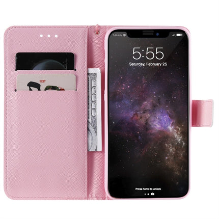 For iPhone 11 Pro Max 3D Painted Pattern Horizontal Flip Leather Case, with Wallet & Holder & Card Slots & Lanyard(Girl Under The Tree)-garmade.com