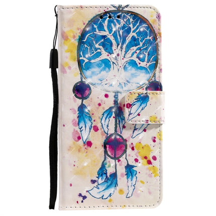 For iPhone 11 Pro Max 3D Painted Pattern Horizontal Flip Leather Case, with Wallet & Holder & Card Slots & Lanyard(Wind Chimes)-garmade.com
