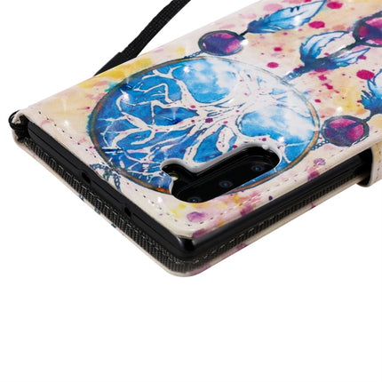 For Galaxy Note 10 3D Painted Pattern Horizontal Flip Leather Case, with Wallet & Holder & Card Slots & Lanyard(Wind Chimes)-garmade.com