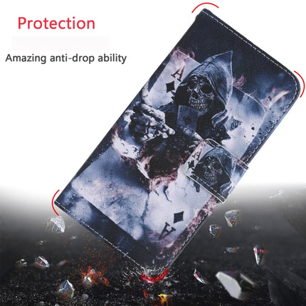 For iPhone 11 Pro Max Painted Pattern Horizontal Flip Leather Case, with Wallet & Holder & Card Slots & Lanyard(White Leopard)-garmade.com