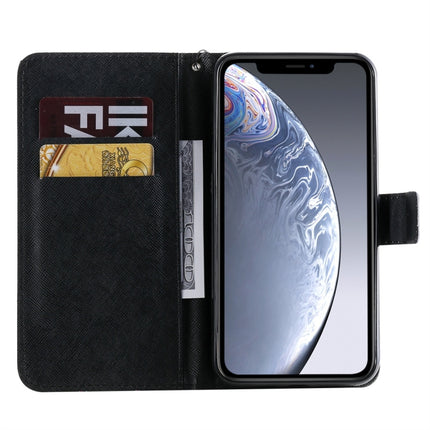 For iPhone 11 Pro Max Painted Pattern Horizontal Flip Leather Case, with Wallet & Holder & Card Slots & Lanyard(Cityscape)-garmade.com