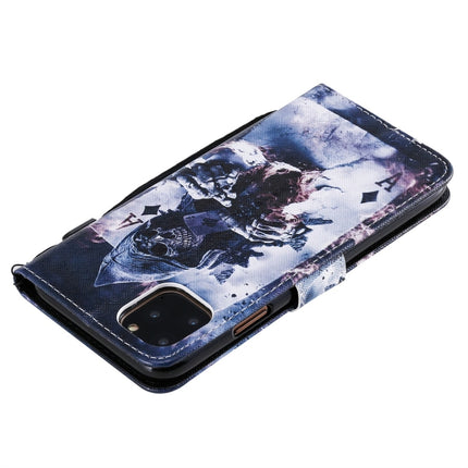 For iPhone 11 Pro Max Painted Pattern Horizontal Flip Leather Case, with Wallet & Holder & Card Slots & Lanyard(Magician)-garmade.com