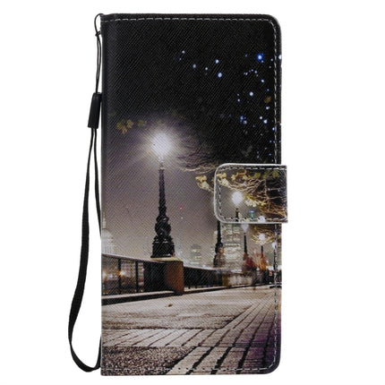 For Galaxy Note 10 Painted Pattern Horizontal Flip Leather Case, with Wallet & Holder & Card Slots & Lanyard(Cityscape)-garmade.com