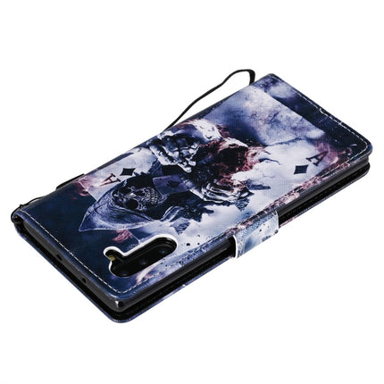 For Galaxy Note 10 Painted Pattern Horizontal Flip Leather Case, with Wallet & Holder & Card Slots & Lanyard(Magician)-garmade.com