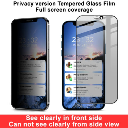 IMAK HD Anti-spy Tempered Glass Protective Film For iPhone 12 Pro Max-garmade.com