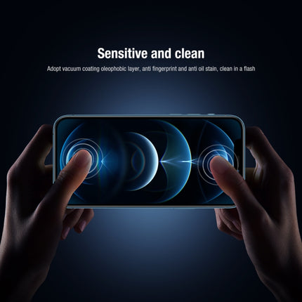 NILLKIN 2 in 1 HD Full Screen Tempered Glass Film + Camera Protector Set For iPhone 12 Pro-garmade.com