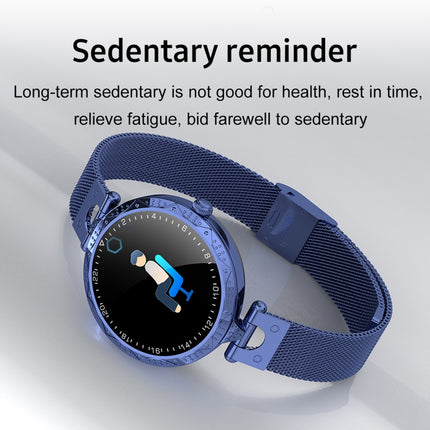 AK22 1.09 inch IPS Screen IP67 Waterproof Smart Watch, Support Sleep Monitoring / Blood Oxygen Monitoring / Heart Rate Monitoring(Blue)-garmade.com