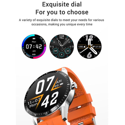 G20 1.3 inch IPS Color Screen IP67 Waterproof Smart Watch, Support Blood Oxygen Monitoring / Sleep Monitoring / Heart Rate Monitoring, Style: Silicone Strap(Black)-garmade.com