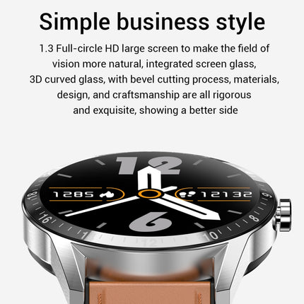 G20 1.3 inch IPS Color Screen IP67 Waterproof Smart Watch, Support Blood Oxygen Monitoring / Sleep Monitoring / Heart Rate Monitoring, Style: Silicone Strap(Black)-garmade.com