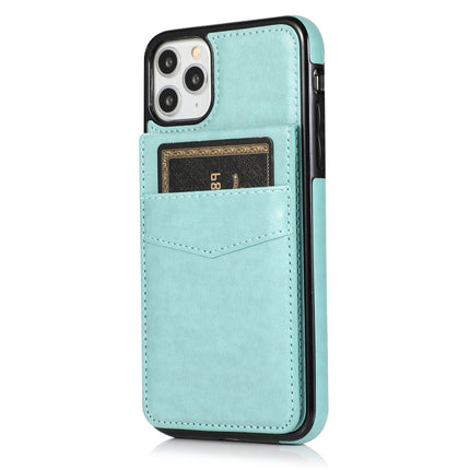 Solid Color PC + TPU Protective Case with Holder & Card Slots For iPhone 11(Green)-garmade.com