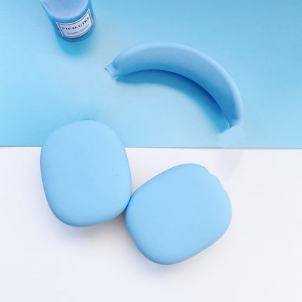 3 in 1 Headset Silicone Protective Case for AirPods Max(Blue)-garmade.com