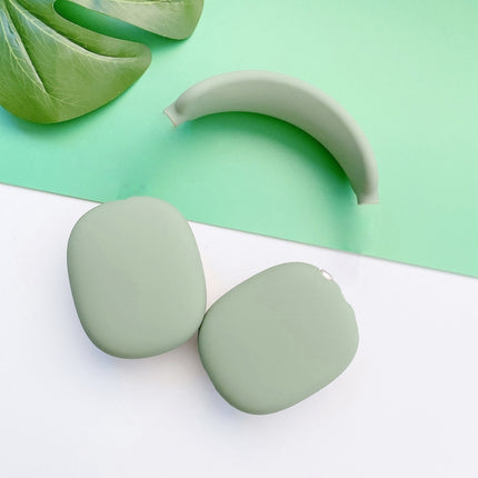 3 in 1 Headset Silicone Protective Case for AirPods Max(Green)-garmade.com