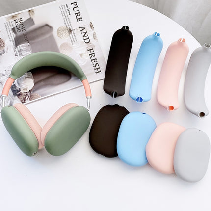 3 in 1 Headset Silicone Protective Case for AirPods Max(Pink)-garmade.com