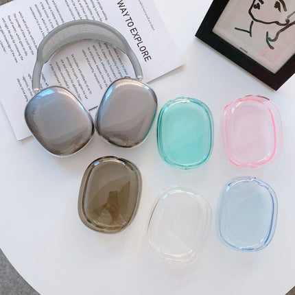 Headset Transparent Protective Case for AirPods Max(Blue)-garmade.com