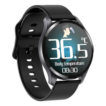 T88 1.28 inch TFT Color Screen IP67 Waterproof Smart Watch, Support Body Temperature Monitoring / Sleep Monitoring / Heart Rate Monitoring(Black)-garmade.com