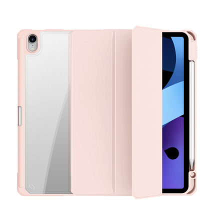 Mutural Pinyue Series PC + TPU Horizontal Flip Leather Case with Holder & Pen Slot & Sleep / Wake-up Function For iPad Air 2022 / 2020 10.9(Pink)-garmade.com