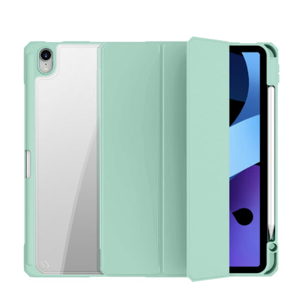 Mutural Pinyue Series PC + TPU Horizontal Flip Leather Case with Holder & Pen Slot & Sleep / Wake-up Function For iPad Air 2022 / 2020 10.9(Mint Green)-garmade.com