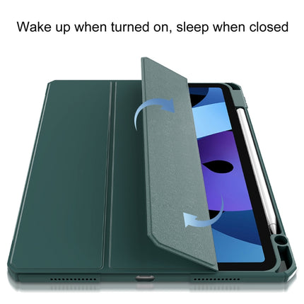 Mutural Pinyue Series PC + TPU Horizontal Flip Leather Case with Holder & Pen Slot & Sleep / Wake-up Function For iPad Air 2022 / 2020 10.9(Sky Blue)-garmade.com