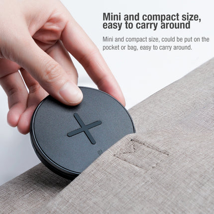NILLKIN MC026 Portable Button Fast Charging Wireless Charger(Black)-garmade.com