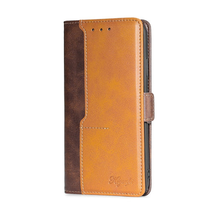 Retro Texture Contrast Color Side Buckle Horizontal Flip Leather Case with Holder & Card Slots & Wallet For iPhone 11 Pro(Brown)-garmade.com