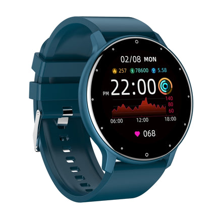 ZL02 1.28 inch Touch Screen IP67 Waterproof Smart Watch, Support Blood Pressure Monitoring / Sleep Monitoring / Heart Rate Monitoring(Blue)-garmade.com