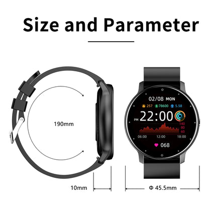 ZL02 1.28 inch Touch Screen IP67 Waterproof Smart Watch, Support Blood Pressure Monitoring / Sleep Monitoring / Heart Rate Monitoring(Rose Gold)-garmade.com