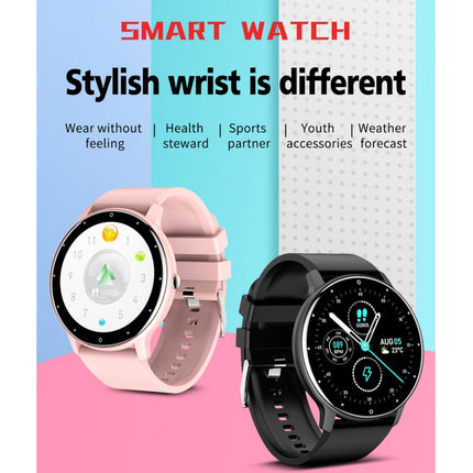 ZL02 1.28 inch Touch Screen IP67 Waterproof Smart Watch, Support Blood Pressure Monitoring / Sleep Monitoring / Heart Rate Monitoring(Black)-garmade.com